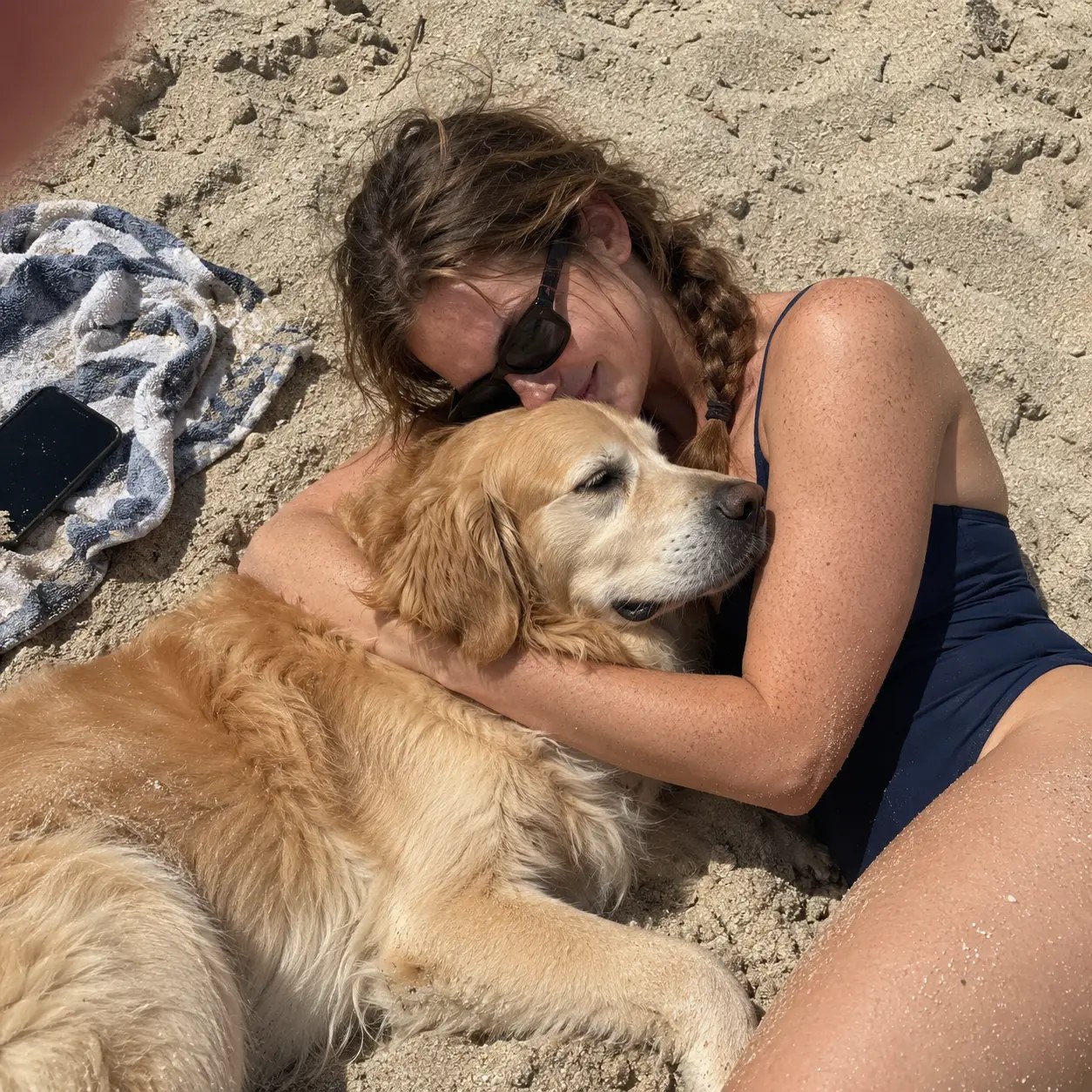 Dog at the beach
